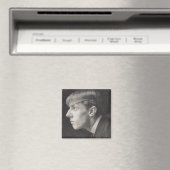 Aimant Portrait de Aubrey Beardsley (1872-1898) par Frede (In Situ (Lave-vaisselle))