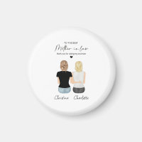 Portrait de belle-mère sur toile, Cadeau pour bell