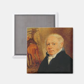 Aimant Portrait de Ben Marshall (1767-1835) (huile sur ca (Recto/Verso)