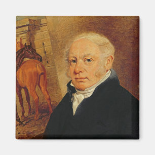 Aimant Portrait de Ben Marshall (1767-1835) (huile sur le