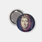 Aimant Portrait de Boccace (Recto/Verso)