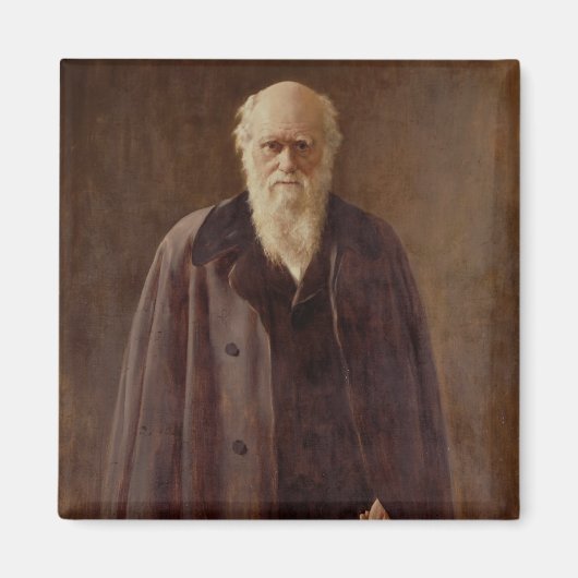 Aimant Portrait de Charles Darwin 1883 (Devant)