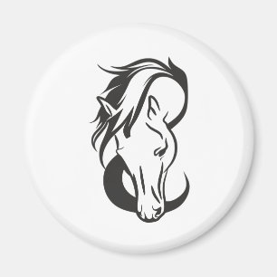 Aimant Portrait de cheval