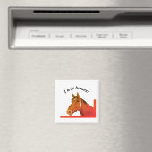 Aimant Portrait de cheval (In Situ (Lave-vaisselle))