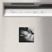 Aimant portrait de cochon (In Situ (Lave-vaisselle))