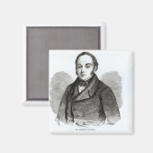 Aimant Portrait de Feargus O'Connor (Recto/Verso)