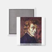 Aimant Portrait De Frédéric Chopin (Recto/Verso)