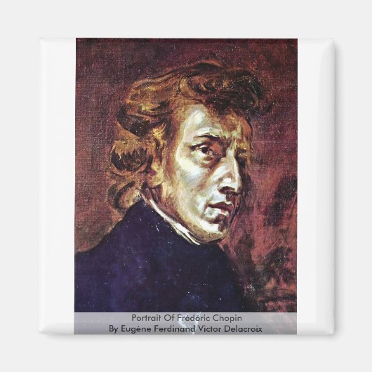 Aimant Portrait De Frédéric Chopin (Devant)