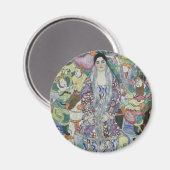 Aimant Portrait de Friederike Maria Beer par Gustav Klimt (Recto/Verso)