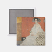 Aimant Portrait de Fritza Riedler par Gustav Klimt (Recto/Verso)