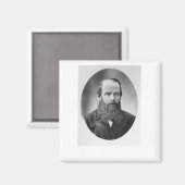 Aimant Portrait de Fyodor Mikhailovich Dostoyevsky (Recto/Verso)
