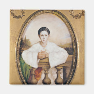 Aimant Portrait de Gaspard Deburau sous le nom de Pierrot