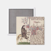 Aimant Portrait de Geoffrey Chaucer fac-similé (Recto/Verso)