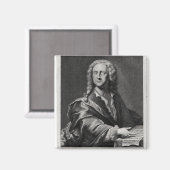 Aimant Portrait de Georg Philipp Telemann (Recto/Verso)