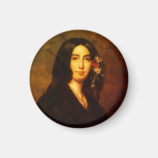 Aimant Portrait de George Sand par Auguste Charpentier (Devant)