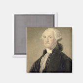 Aimant Portrait de George Washington, gravé par William (Recto/Verso)