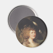 Aimant Portrait de Georgiana, Duchesse du Devonshire (Recto/Verso)