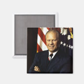 Aimant Portrait de Gerald Ford, président (Recto/Verso)
