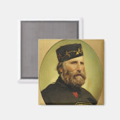 Aimant Portrait de Giuseppe Garibaldi (Recto/Verso)