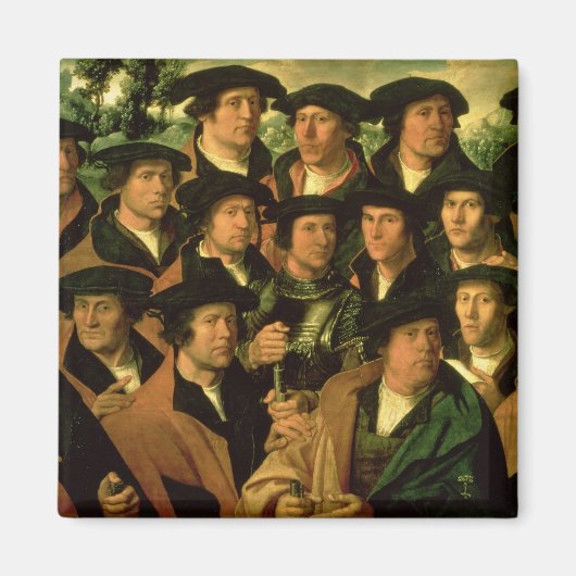 Aimant Portrait de groupe de la compagnie de tir (Devant)