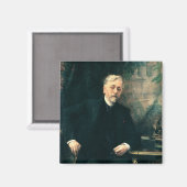 Aimant Portrait de Gustave Eiffel 1905 (Recto/Verso)