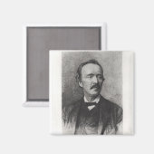 Aimant Portrait de Heinrich Schliemann (Recto/Verso)
