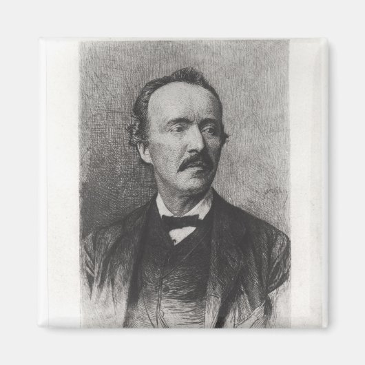 Aimant Portrait de Heinrich Schliemann (Devant)