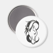 Aimant portrait de Horse, (Recto/Verso)