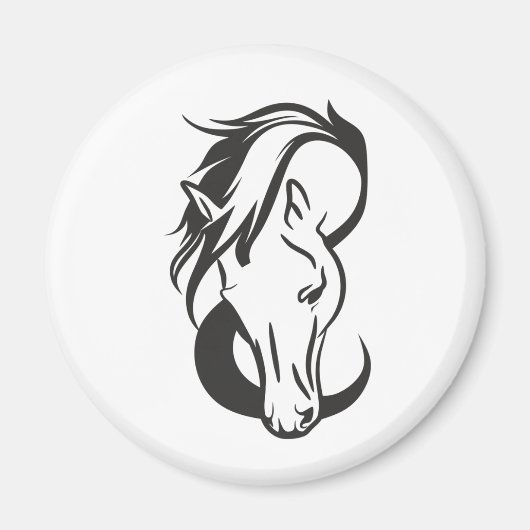 Aimant portrait de Horse, (Devant)