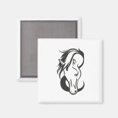 Aimant portrait de Horse, (Recto/Verso)