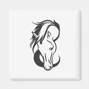 Aimant portrait de Horse,
