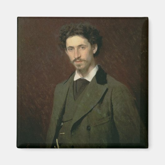 Aimant Portrait de Ilya Efimovich Repin, 1876 (Devant)