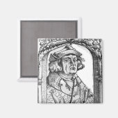 Aimant Portrait de Jean d'Indagine (Recto/Verso)