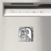 Aimant Portrait de Jean d'Indagine (In Situ (Lave-vaisselle))