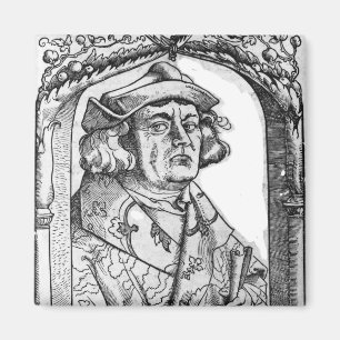 Aimant Portrait de Jean d'Indagine