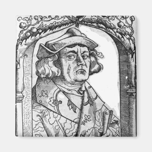 Aimant Portrait de Jean d'Indagine (Devant)