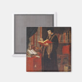 Aimant Portrait de John Calvin (Recto/Verso)