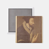 Aimant Portrait de John Calvin (Recto/Verso)