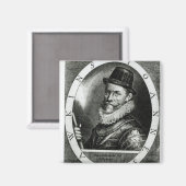 Aimant Portrait de John Hawkins (Recto/Verso)