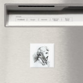 Aimant Portrait de John Lewis Burckhardt (In Situ (Lave-vaisselle))