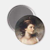 Aimant Portrait de la dame révolutionnaire française (Recto/Verso)