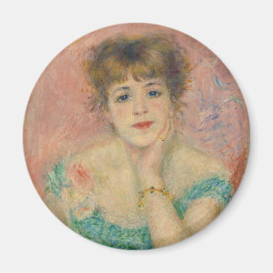 Aimant Portrait de l'actrice Jeanne Samary, Auguste Renoi
