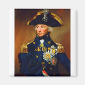 Aimant Portrait de l'amiral Horatio Nelson (Devant)