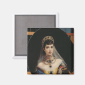 Aimant Portrait de l'impératrice Maria Fyodorovna (Recto/Verso)