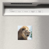 Aimant Portrait de lion vu du profil (In Situ (Lave-vaisselle))