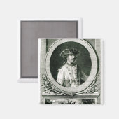Aimant Portrait de Louis, chevalier d'Assas (Recto/Verso)