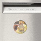 Aimant Portrait de Lydia à l'Opéra par Mary Cassatt (In Situ (Lave-vaisselle))