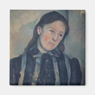 Aimant Portrait de Madame Cezanne avec les cheveux