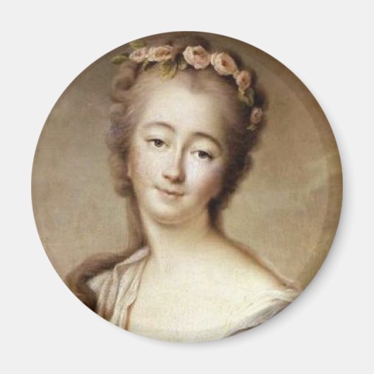 Aimant Portrait de Madame du Barry (Devant)