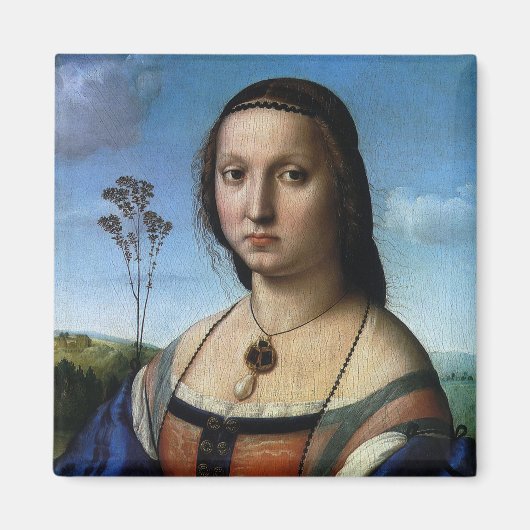 Aimant Portrait de Maddalena Doni par Raphael Sanzio (Devant)
